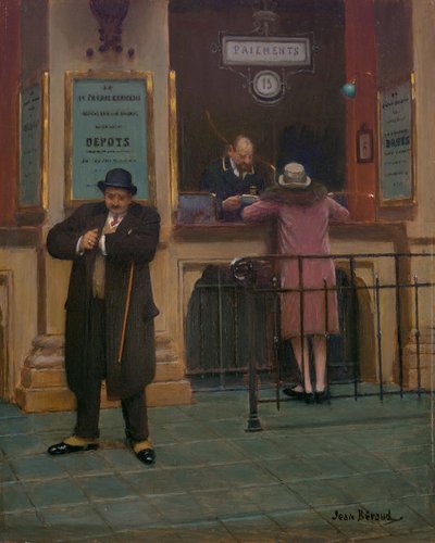The Pawn Shop or Chez Ma Tante by Jean Beraud